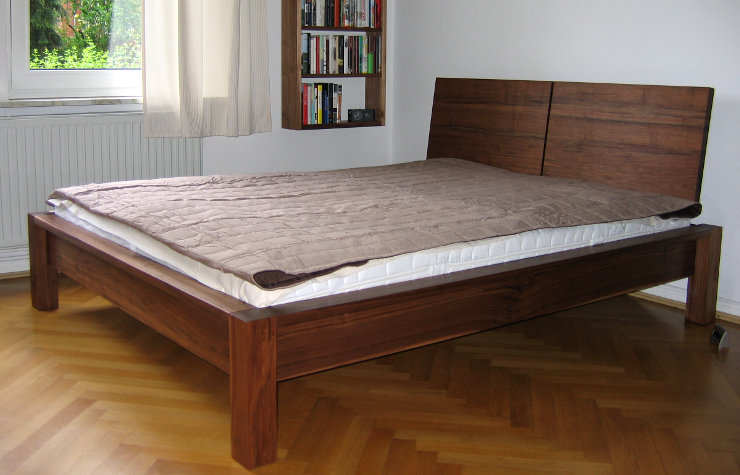 Bett Amerikanisch Nussbaum