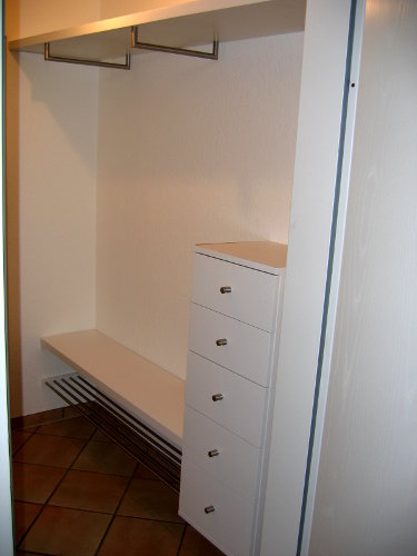 Garderoben-Anlage Weiß-Lack