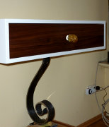 Konsole Wei&szlig;-Lack