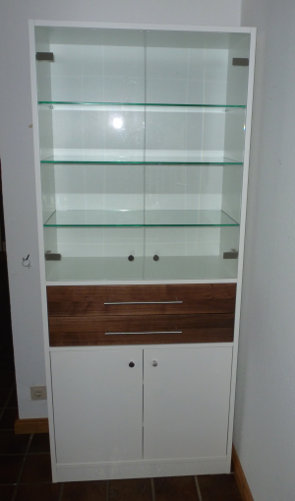 Geschirrschrank Weiß-Lack