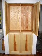 Einbauschrank Kern-Esche massiv